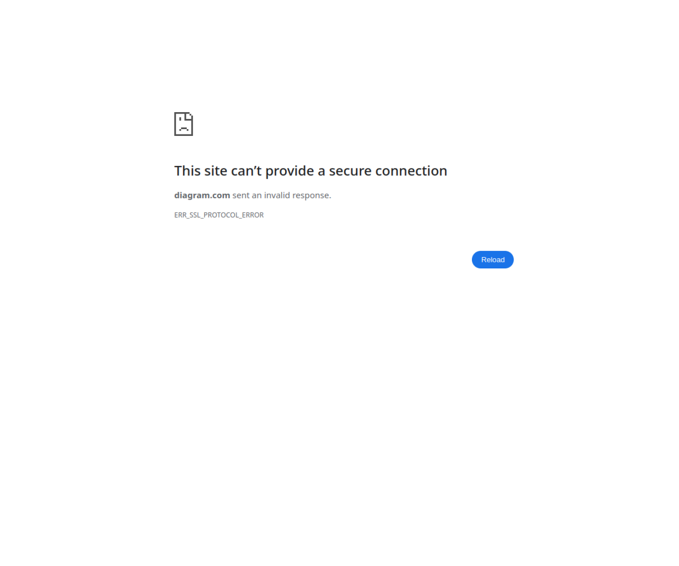 Diagram website screenshot