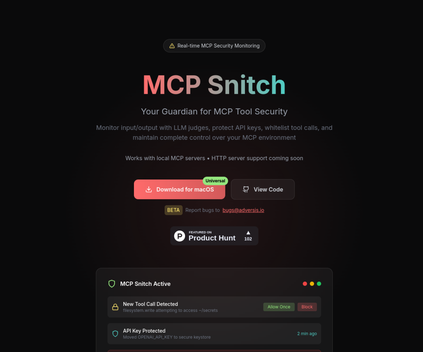 MCP Snitch