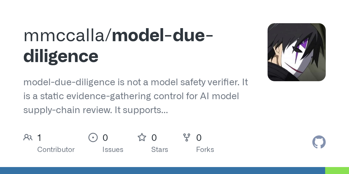 Model Due Diligence