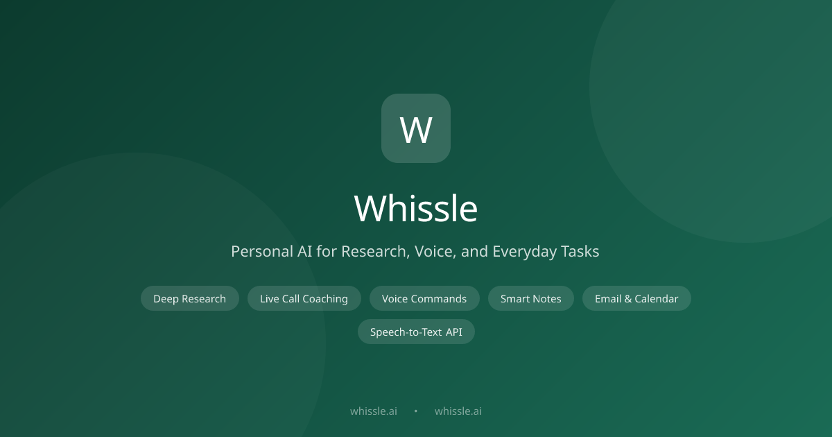 Whissle Gateway
